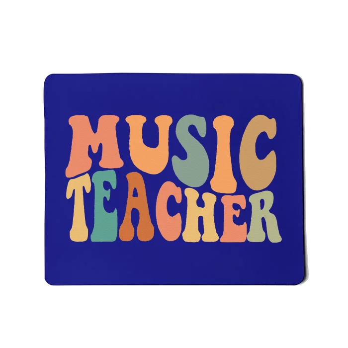 Groovy Music Teacher Cute Back To School Supplies Women Mousepad