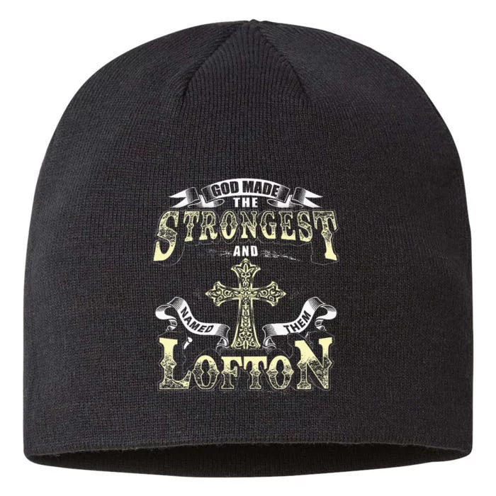 God Made The Stronggest And Named Them Lofton 8 1/2in Sustainable Knit Beanie