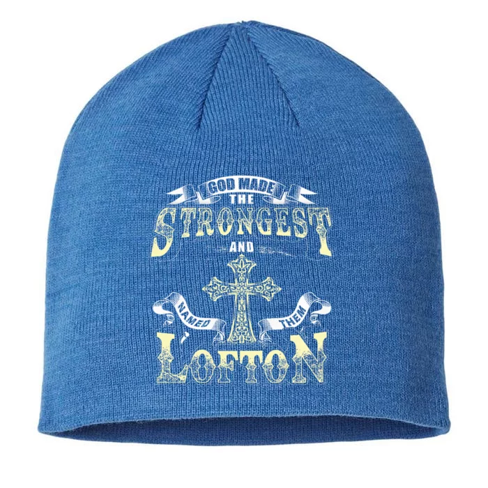 God Made The Stronggest And Named Them Lofton 8 1/2in Sustainable Knit Beanie