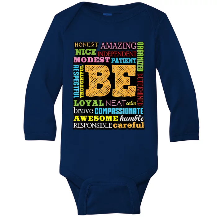 Growth Mindset Teacher Positive Thinking Baby Long Sleeve Bodysuit