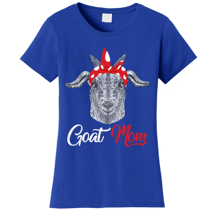 Goat Mom Tee Mama Mother Animal Pet Farm Lover Mother's Day Gift Women's T-Shirt