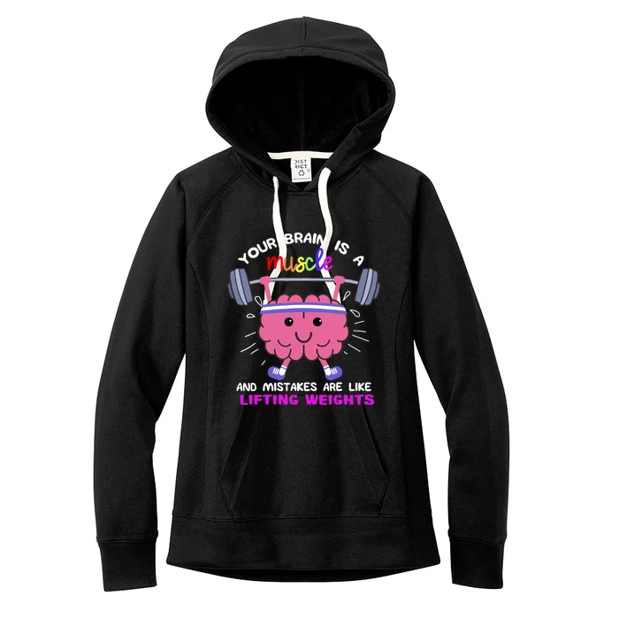 Growth Mindset Teacher, Inspirationals Women's Fleece Hoodie