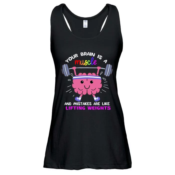 Growth Mindset Teacher, Inspirationals Ladies Essential Flowy Tank