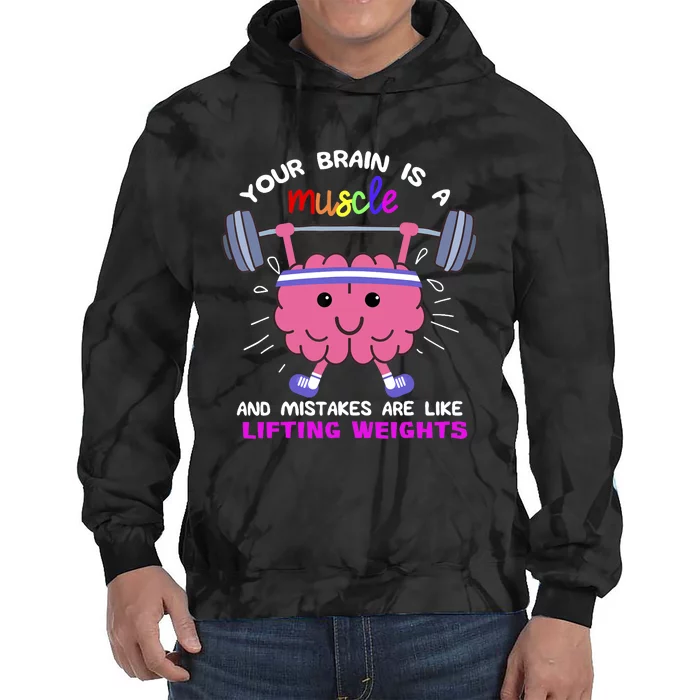 Growth Mindset Teacher, Inspirationals Tie Dye Hoodie