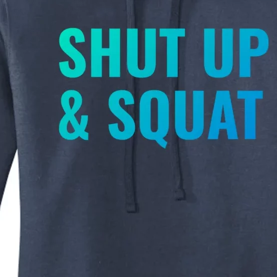 Gym Motivation To Do Squats Gift Women's Pullover Hoodie