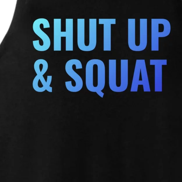 Gym Motivation To Do Squats Gift Ladies Tri-Blend Wicking Tank