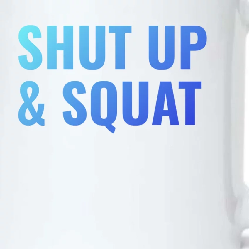 Gym Motivation To Do Squats Gift Black Color Changing Mug