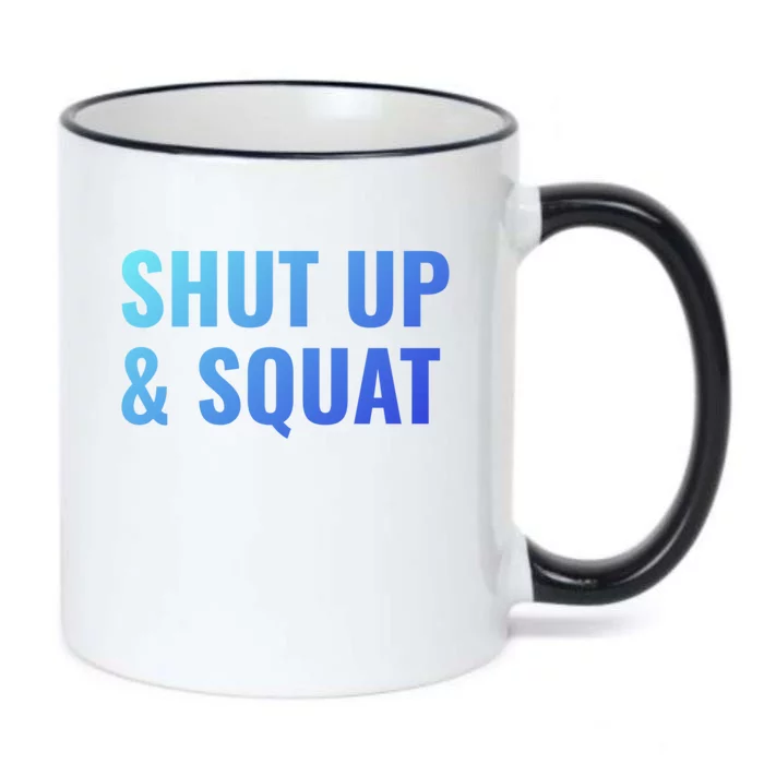 Gym Motivation To Do Squats Gift Black Color Changing Mug