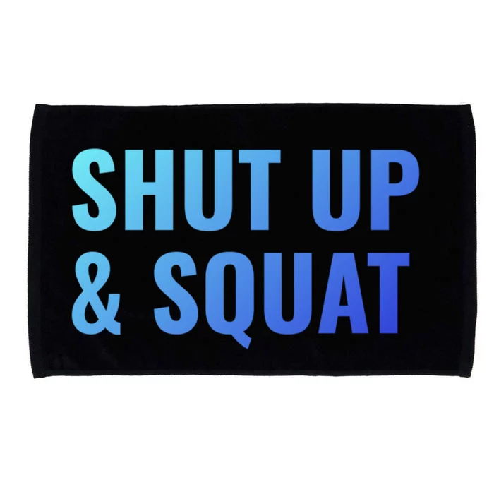 Gym Motivation To Do Squats Gift Microfiber Hand Towel