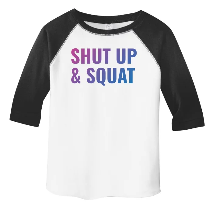 Gym Motivation To Do Squats Gift Toddler Fine Jersey T-Shirt