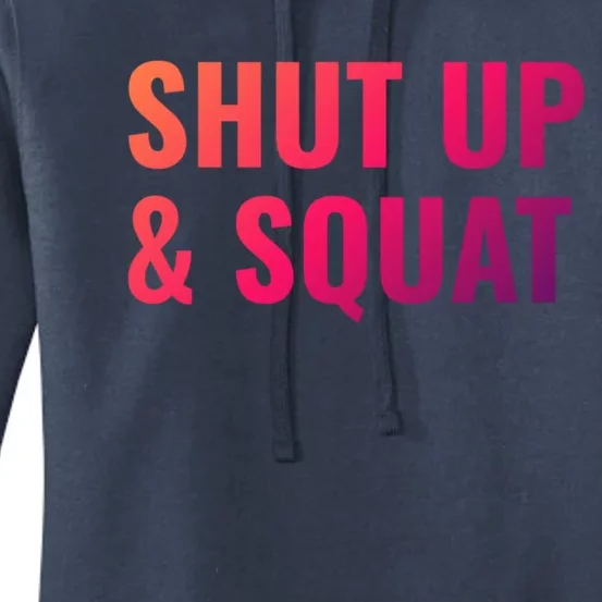 Gym Motivation To Do Squats Gift Women's Pullover Hoodie