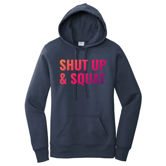 Gym Motivation To Do Squats Gift Women's Pullover Hoodie