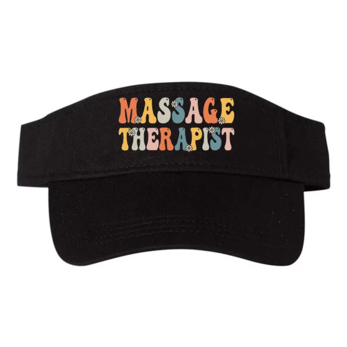 Groovy Massage Therapist Muscle Massage Therapy Squad Valucap Bio-Washed Visor