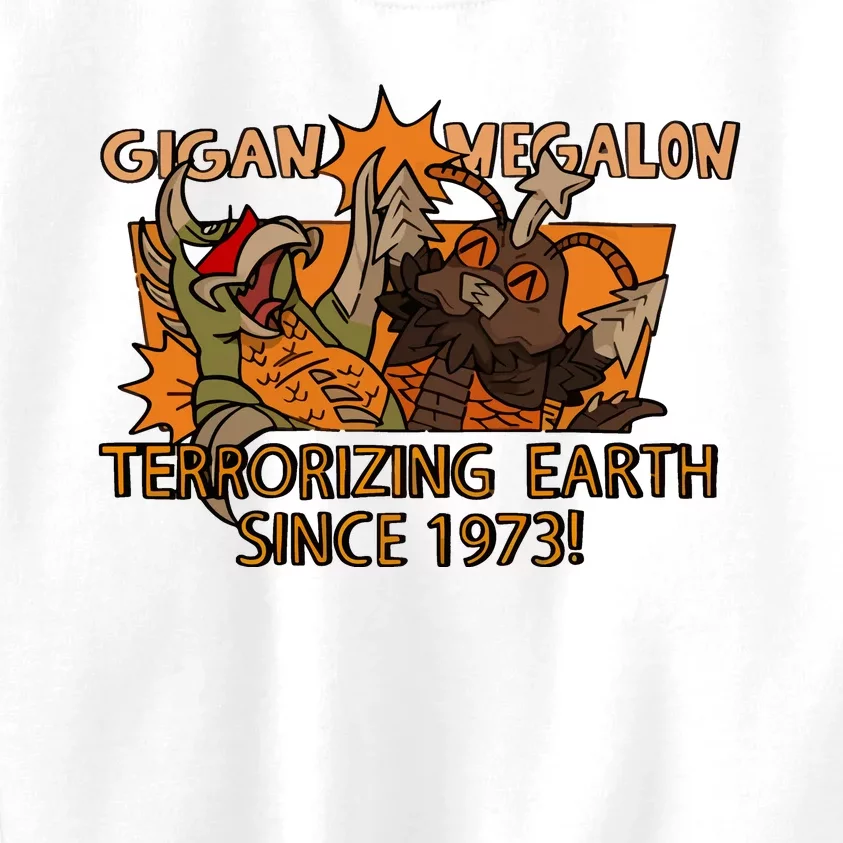 Gigan Megalon Terrorizing Earth Since 1973 Kids Sweatshirt