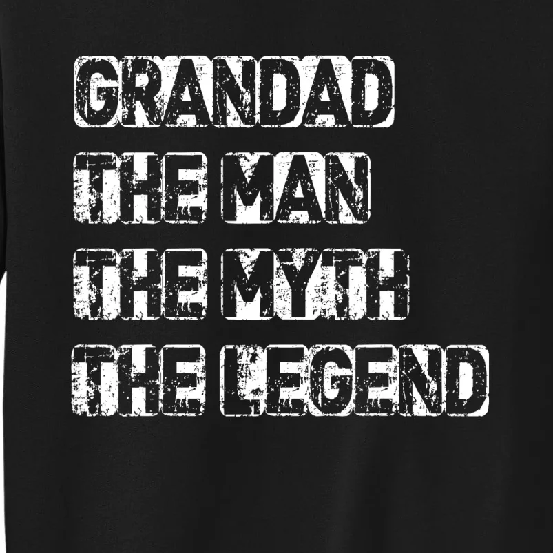 Grandad Man The Myth Legend Fathers Day Sweatshirt