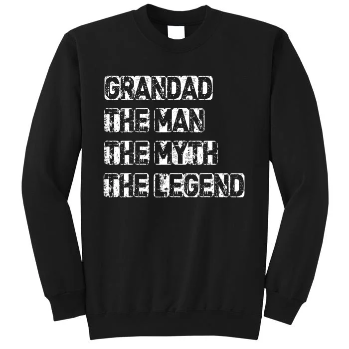 Grandad Man The Myth Legend Fathers Day Sweatshirt