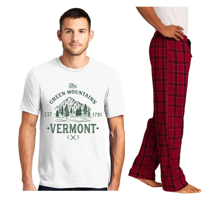 Green Mountains Vermont Vacation Pajama Set