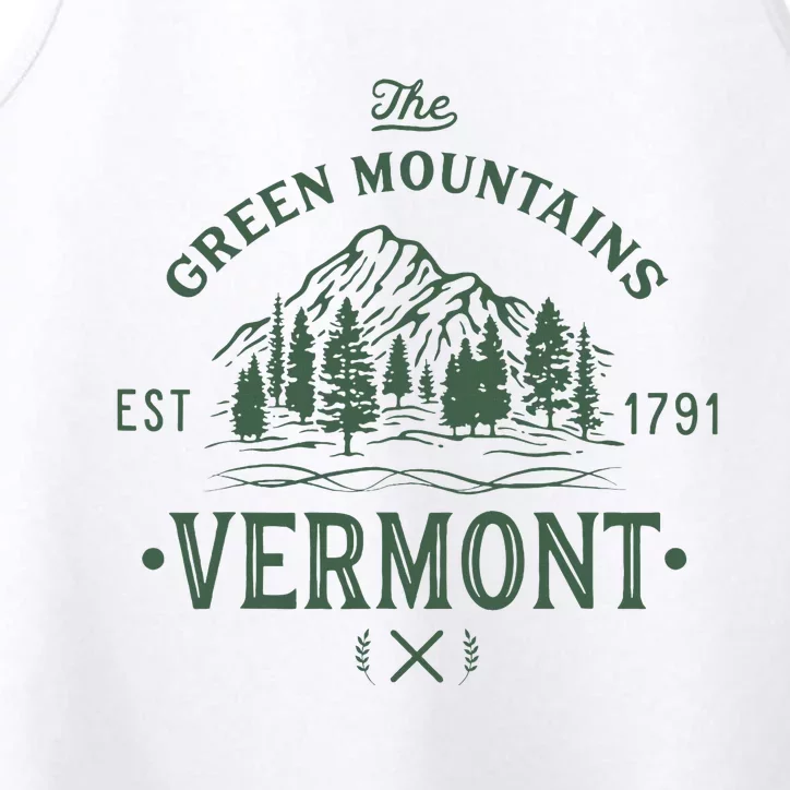 Green Mountains Vermont Vacation Performance Tank