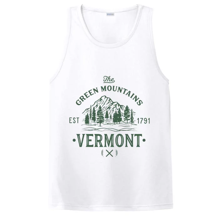 Green Mountains Vermont Vacation Performance Tank