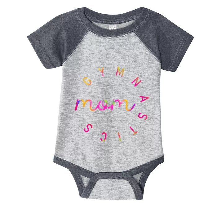 Gymnastics mom vintage mother's day sports tie dye Infant Baby Jersey Bodysuit