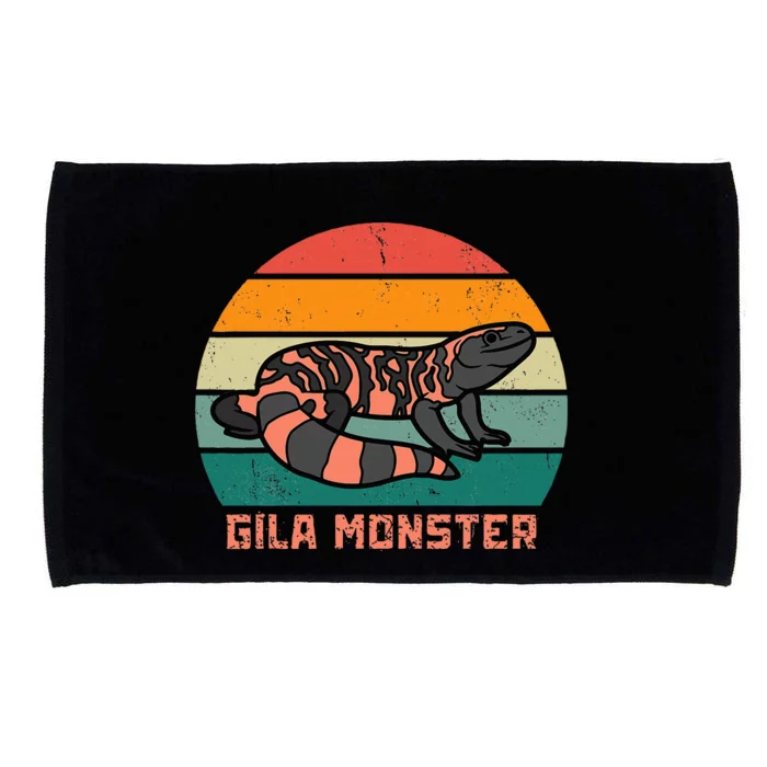 Gila Monster Vintage Sunset Gila Monster Microfiber Hand Towel