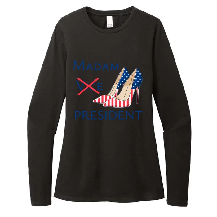 Ggt Madam Vice President Kamala Harris 2024 Election Support Cute Gift Womens CVC Long Sleeve Shirt