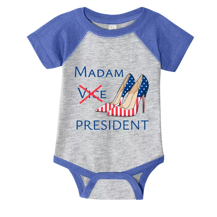 Ggt Madam Vice President Kamala Harris 2024 Election Support Cute Gift Infant Baby Jersey Bodysuit