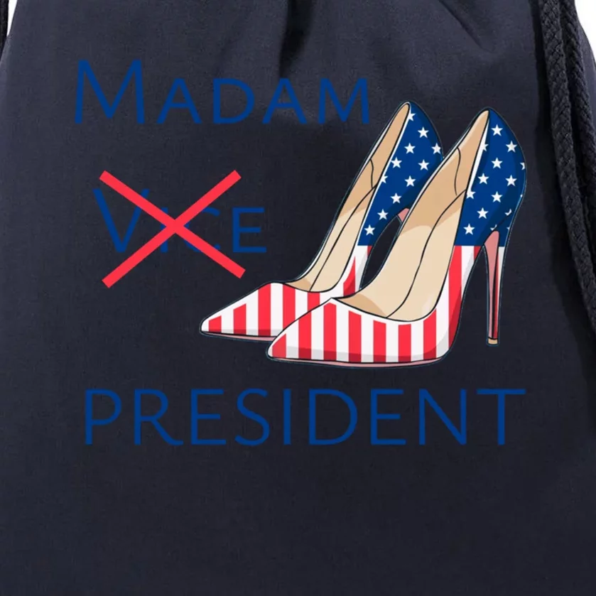 Ggt Madam Vice President Kamala Harris 2024 Election Support Cute Gift Drawstring Bag