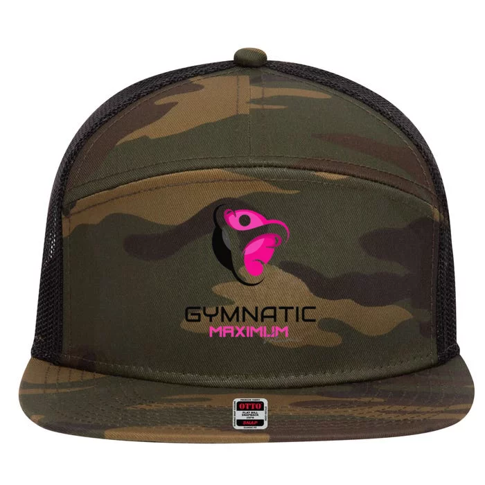 Gymnatic Maximum Volume 7 Panel Mesh Trucker Snapback Hat