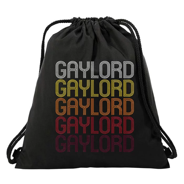 Gaylord Mn Vintage Style Minnesota Drawstring Bag