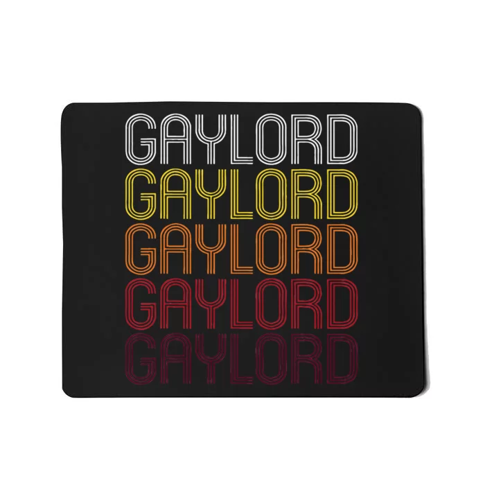 Gaylord Mn Vintage Style Minnesota Mousepad