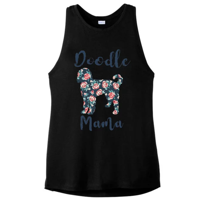 Goldendoodle Mom Women Doodle Mama Mother Day Gift Ladies Tri-Blend Wicking Tank