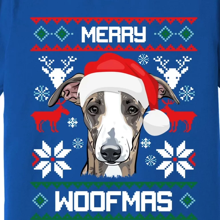 Greyhound Merry Woofmas Gift For Christmas Clothes Xmas Cool Gift Premium T-Shirt