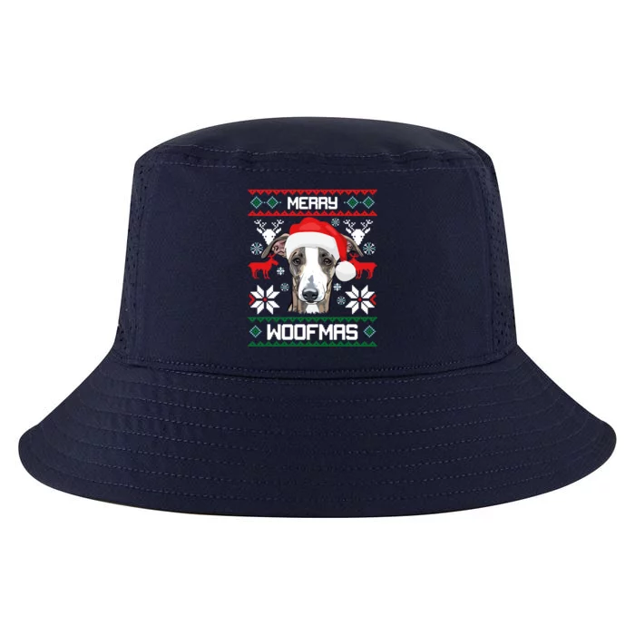 Greyhound Merry Woofmas Gift For Christmas Clothes Xmas Cool Gift Cool Comfort Performance Bucket Hat