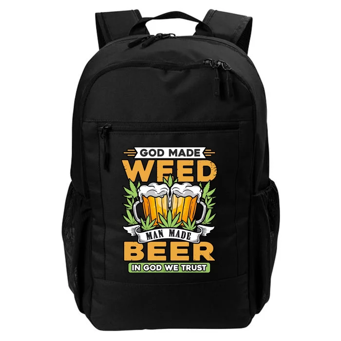 God Made Weeb Man Made Beer Daily Commute Backpack