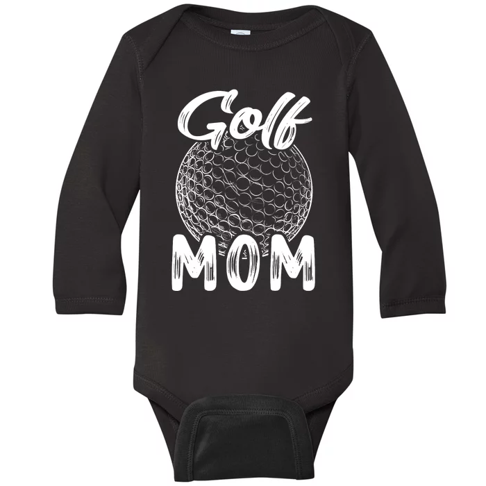 Golf Mom Wo Golfer Golf Ball Player Family Matching Set Baby Long Sleeve Bodysuit