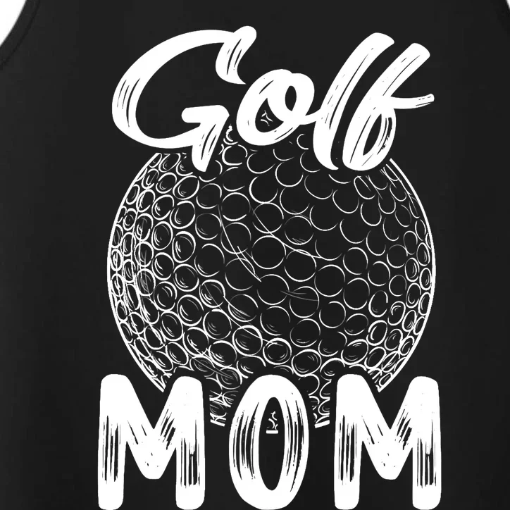 Golf Mom Wo Golfer Golf Ball Player Family Matching Set Performance Tank