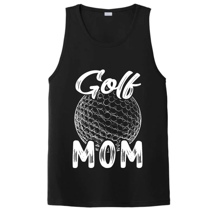 Golf Mom Wo Golfer Golf Ball Player Family Matching Set Performance Tank