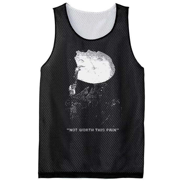 Ghost Mountain Window Not Worth This Pain Mesh Reversible Basketball Jersey Tank