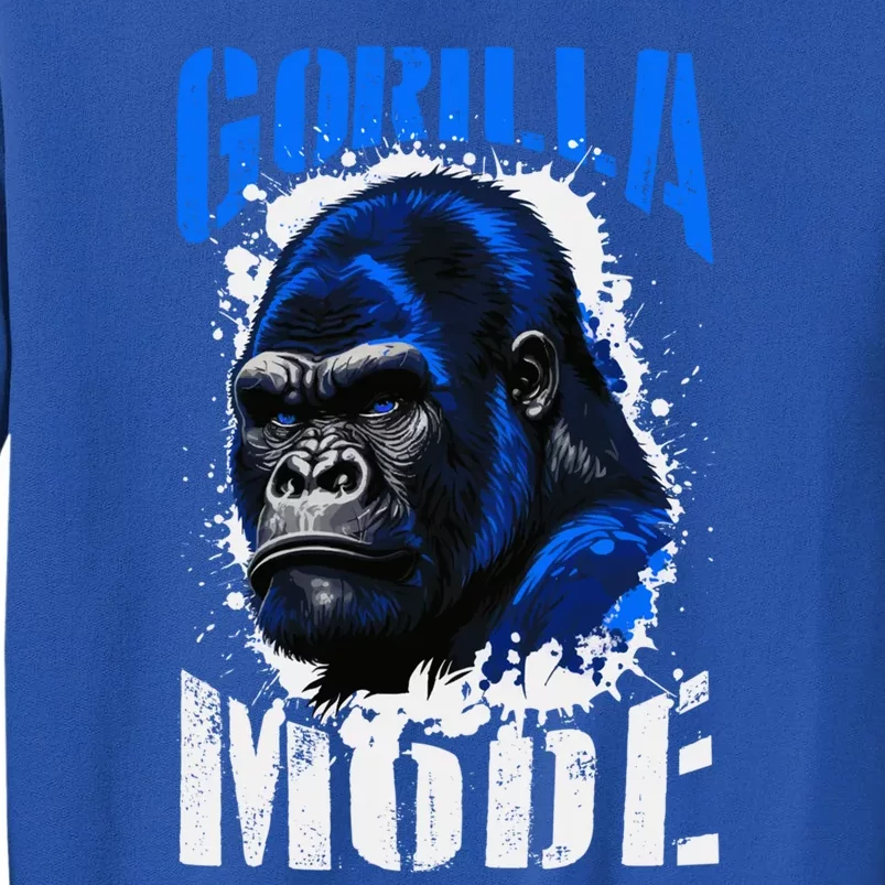 Gorilla Mode Workout Quote Boxing Beast Gym Mma Fighter Gift Tall Sweatshirt