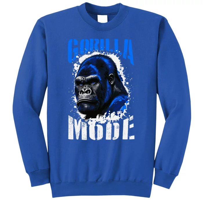 Gorilla Mode Workout Quote Boxing Beast Gym Mma Fighter Gift Tall Sweatshirt