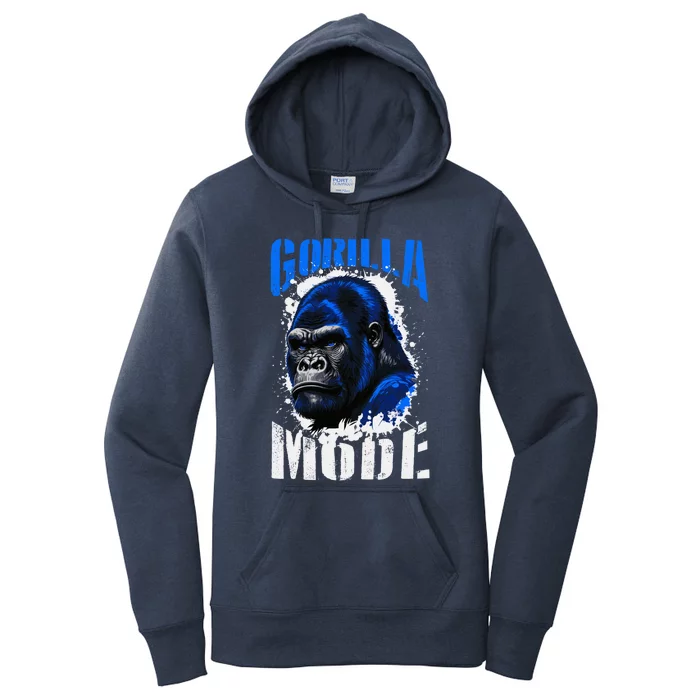 Gorilla Mode Workout Quote Boxing Beast Gym Mma Fighter Gift Women's Pullover Hoodie