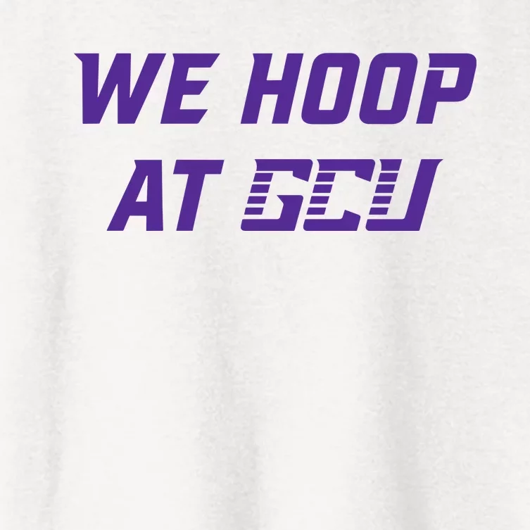 Gcu Mbb We Hoop At Gcu Women's Crop Top Tee