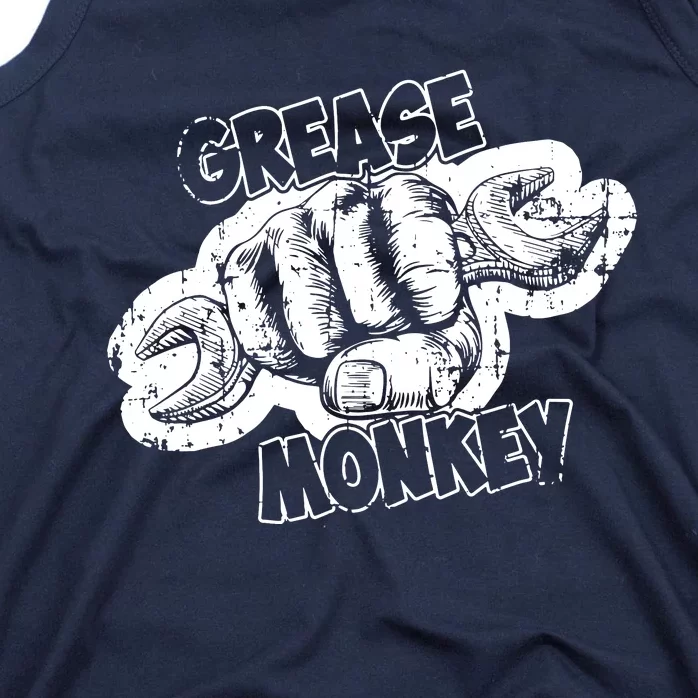 Grease Monkey Wrench Auto Mechanics Tank Top