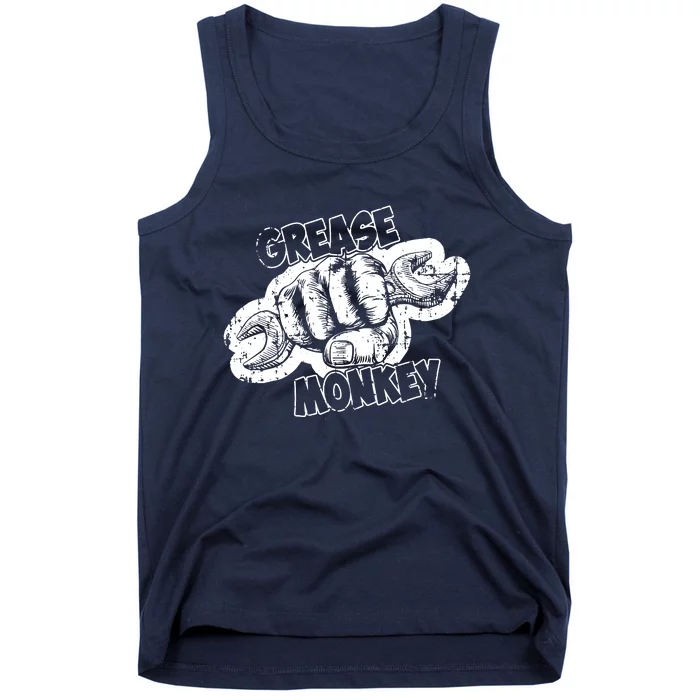 Grease Monkey Wrench Auto Mechanics Tank Top