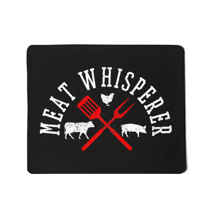 Grilling Meat Whisperer Funny BBQ Chef Gift Mousepad