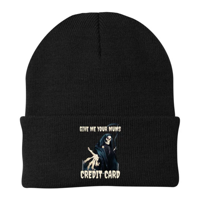 Give Me Your Mums Credit Card Knit Cap Winter Beanie