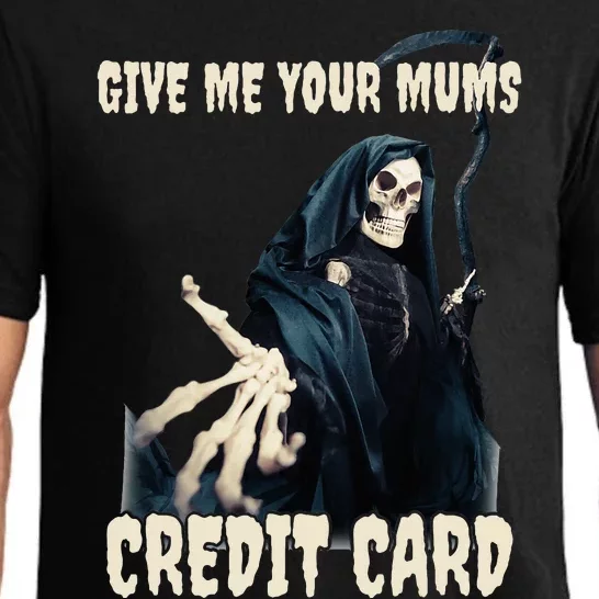 Give Me Your Mums Credit Card Pajama Set