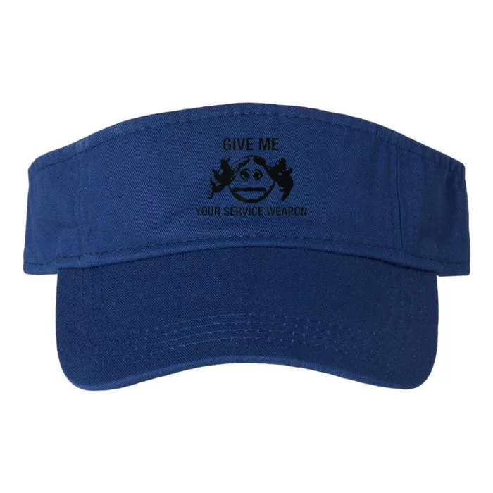 Give Me Your Service Weapon Valucap Bio-Washed Visor