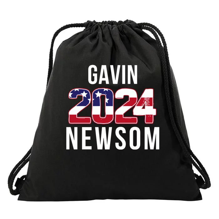 Gavin Newsom 2024 President Men Women Vote Gavin Newsom 2024 Drawstring Bag